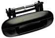 81314 Smooth Black Exterior Door Handle, Without Key Hole, Help Series