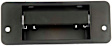 81347 Help Series Tailgate Handle, Smooth Black Plastic