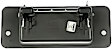 81347 Help Series Tailgate Handle, Smooth Black Plastic