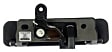81353 Front, Passenger Side Textured Black Exterior Door Handle, Without Key Hole, Help Series
