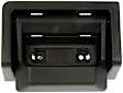 81356 Rear, Driver Side Textured Black Exterior Door Handle, Without Key Hole, Extended Cab Pickup, Help Series