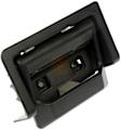 81356 Rear, Driver Side Textured Black Exterior Door Handle, Without Key Hole, Extended Cab Pickup, Help Series