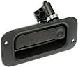81362 Rear, Passenger Side Textured Black Exterior Door Handle, Without Key Hole, Standard Cab Pickup, Help Series