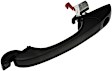 81376 Front, Driver Side Textured Black Exterior Door Handle, With Key Hole, Help Series