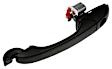 81383 Front, Driver Side Textured Black Exterior Door Handle, With Key Hole, Help Series
