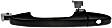 81423 Front, Driver Side Smooth Black Exterior Door Handle, With Key Hole, Coupe, Help Series