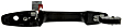 81423 Front, Driver Side Smooth Black Exterior Door Handle, With Key Hole, Coupe, Help Series