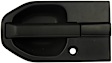 81490 Front, Driver Side Textured Black Exterior Door Handle, With Key Hole, Help Series