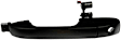 81513 Front, Driver Side Textured Black Exterior Door Handle, With Key Hole, Help Series