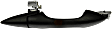 81518 Rear, Passenger Side Smooth Black Exterior Door Handle, Without Key Hole, Help Series