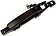 81526 Front, Driver Side Smooth Black Exterior Door Handle, With Key Hole, Help Series