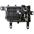 81549 Front Or Rear, Driver Side Chrome Lever with Black Bezel Interior Door Handle, With Door Lock Button, Help Series