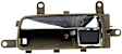 81553 Front, Driver Side Chrome lever Interior Door Handle, With Door Lock Button, Help Series