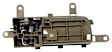 81553 Front, Driver Side Chrome lever Interior Door Handle, With Door Lock Button, Help Series