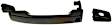 81558 Front, Driver Side Smooth Black Exterior Door Handle, With Key Hole, Help Series