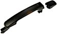 81559 Front, Passenger Side Smooth Black Exterior Door Handle, Without Key Hole, Help Series