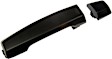 81570 Rear, Driver or Passenger Side Smooth Black Exterior Door Handle, Without Key Hole, Crew Cab Pickup, Help Series