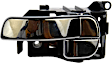 81579 Front Or Rear, Driver Side Chrome Interior Door Handle, With Door Lock Button, Help Series