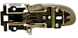 81582 Front Or Rear, Passenger Side Beige Interior Door Handle, With Door Lock Button, Help Series