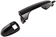 81587 Rear, Driver Side Smooth Black Exterior Door Handle, Without Key Hole, Help Series