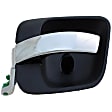 81598 Front Or Rear, Driver Side Chrome lever Interior Door Handle, With Door Lock Button, Help Series