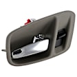 81663 Front Or Rear, Passenger Side Chrome lever Interior Door Handle, With Door Lock Button, Help Series