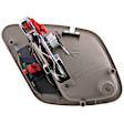 81663 Front Or Rear, Passenger Side Chrome lever Interior Door Handle, With Door Lock Button, Help Series