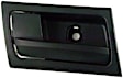 81680 Front Or Rear, Driver Side Smooth Black Interior Door Handle, With Door Lock Button, Help Series