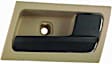 81728 Front Or Rear, Passenger Side Smooth Black Interior Door Handle, With Door Lock Button, Help Series