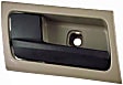 81732 Front Or Rear, Driver Side Smooth Black Interior Door Handle, With Door Lock Button, Help Series