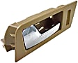 81763 Front, Driver Side Chrome lever Interior Door Handle, With Door Lock Button, Help Series
