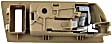 81763 Front, Driver Side Chrome lever Interior Door Handle, With Door Lock Button, Help Series