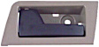 81782 Rear, Driver Side Gray Interior Door Handle, With Door Lock Button, Help Series