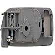 81816 Rear, Driver Side Gray bezel with chrome lever Interior Door Handle, With Door Lock Button, Help Series