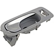 81827 Front, Passenger Side Gray bezel with chrome lever Interior Door Handle, With Door Lock Button, Help Series