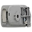 81827 Front, Passenger Side Gray bezel with chrome lever Interior Door Handle, With Door Lock Button, Help Series