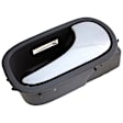81873 Front, Passenger Side Chrome lever Interior Door Handle, With Door Lock Button, Help Series