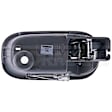 81873 Front, Passenger Side Chrome lever Interior Door Handle, With Door Lock Button, Help Series