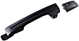 81940 Rear, Driver Side Smooth Black Exterior Door Handle, Without Key Hole, Help Series