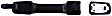 81940 Rear, Driver Side Smooth Black Exterior Door Handle, Without Key Hole, Help Series