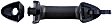 81960 Front, Driver or Passenger Side Smooth Black Exterior Door Handle, Without Key Hole, Help Series