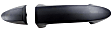 81961 Front, Passenger Side, or Rear, Driver or Passenger Side Smooth Black Exterior Door Handle, Without Key Hole, Help Series