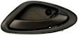 81966 Front Or Rear, Passenger Side Smooth Black Interior Door Handle, With Door Lock Button, Help Series