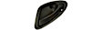 81966 Front Or Rear, Passenger Side Smooth Black Interior Door Handle, With Door Lock Button, Help Series