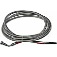 819-811 Fuel Line, 0.38 in. ID; 0.97 in. OD Silver, Metal, OE Solutions Series