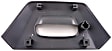 81993 Help Series Tailgate Handle Bezel, Textured Gray Plastic