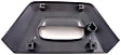 81993 Help Series Tailgate Handle Bezel, Textured Gray Plastic