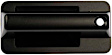 81995 Front, Passenger Side Textured Black Exterior Door Handle, With Key Hole, Help Series