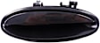 82028 Rear, Driver Side Smooth Black Exterior Door Handle, Without Key Hole, Help Series