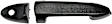 82069 Front, Driver Side Textured Black Exterior Door Handle, With Key Hole, Help Series